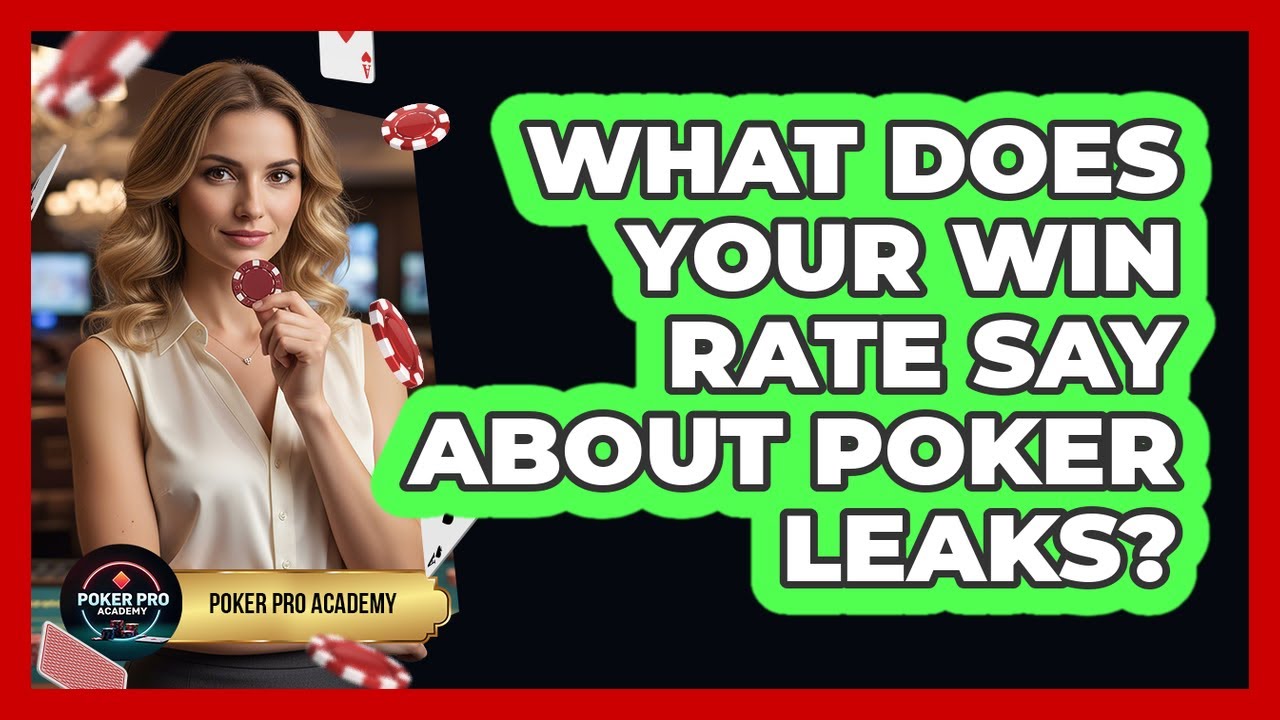 What Does Your Win Rate Say About Poker Leaks?