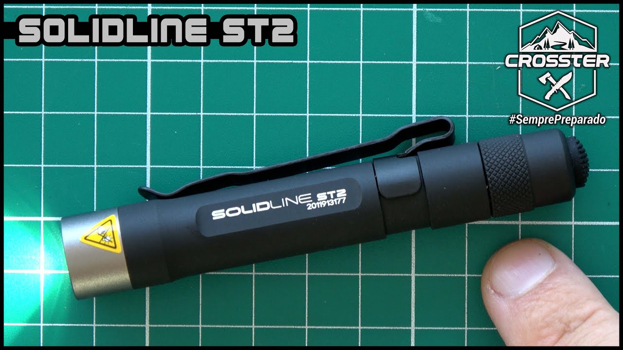Lanterna Solidline by Ledlenser ST2 120 l&uacute;mens (502208) - #UnboxingCrosster
