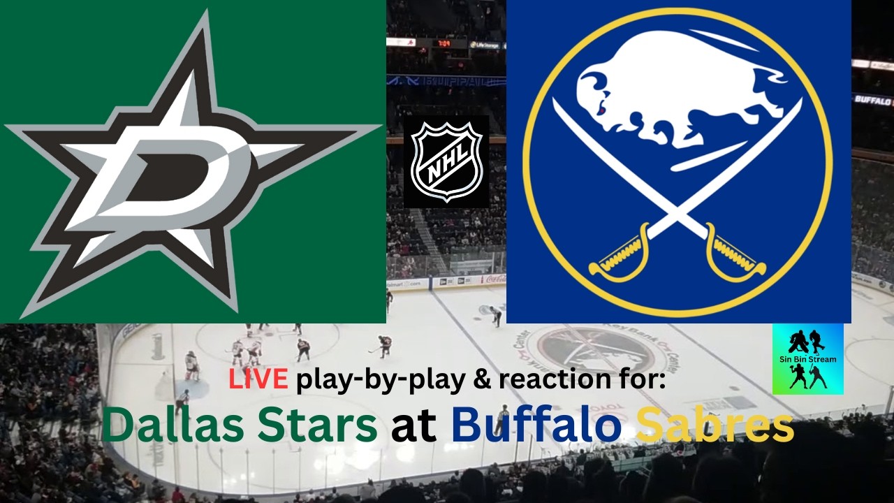 Stars vs Sabres 10.8.26: LIVE play by play & reaction🏒🥅