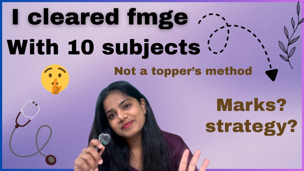 How I Cleared FMGE 📝 with just few SUBJECTS 🤗 #fmge #exam #fmgeaspirant #fmgecoaching 