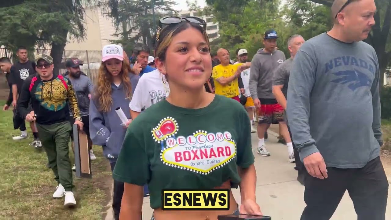 Manny Pacquiao Brings out the helicopter so many fans show up for his workout! ESNEWS boxing