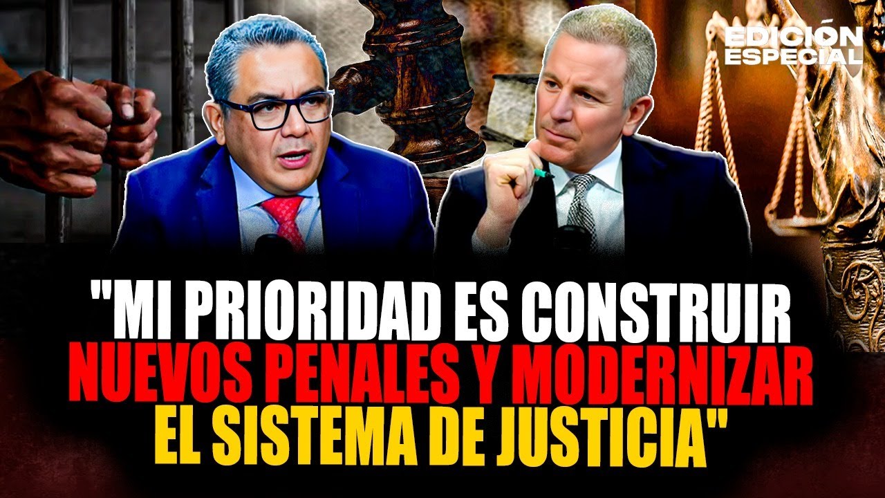 Juan José Santiváñez ANUNCIA REFORMA TOTAL del sistema de justicia en el Perú.