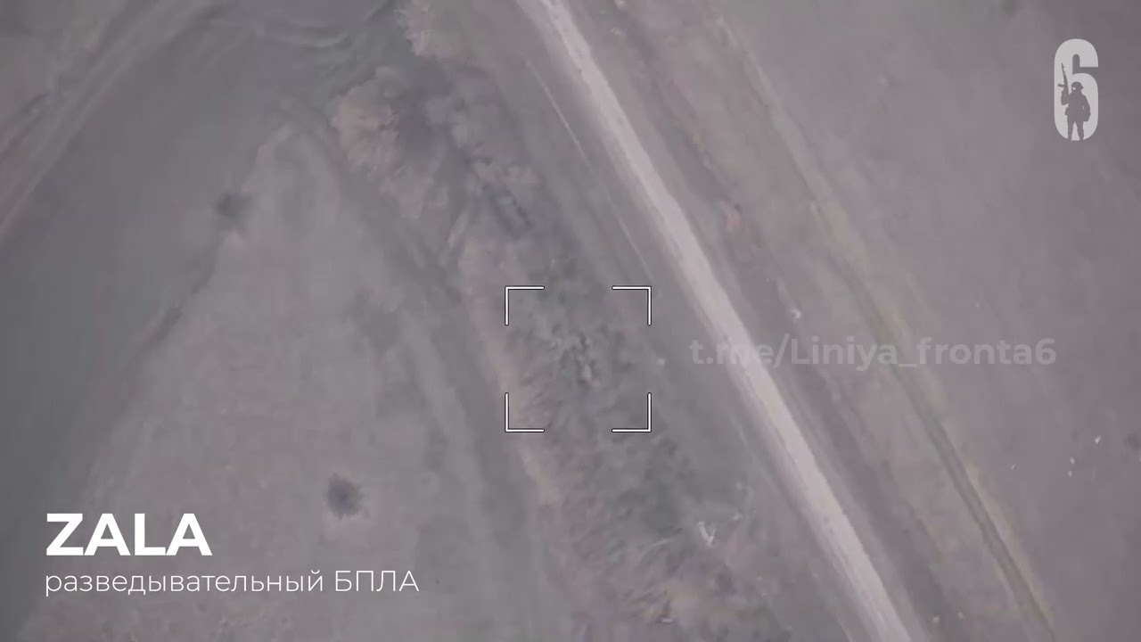 1347 Lancet drone damaged enemy MBT