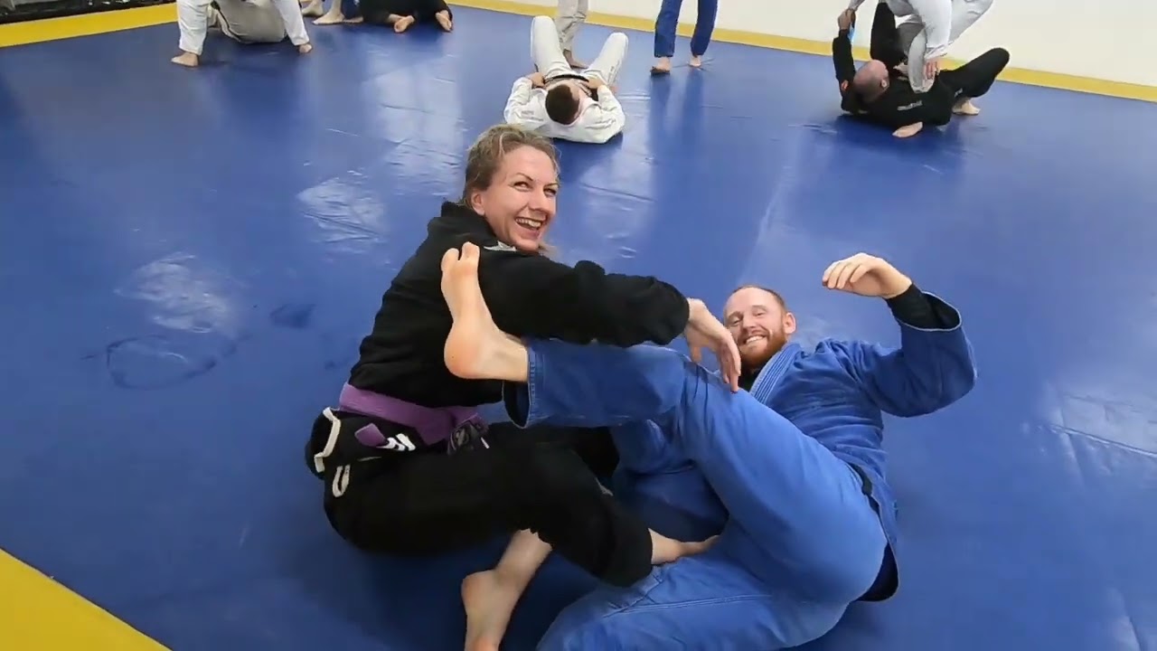 BJJ X-Guard sweep to side control & Spider Guard sweep to back take