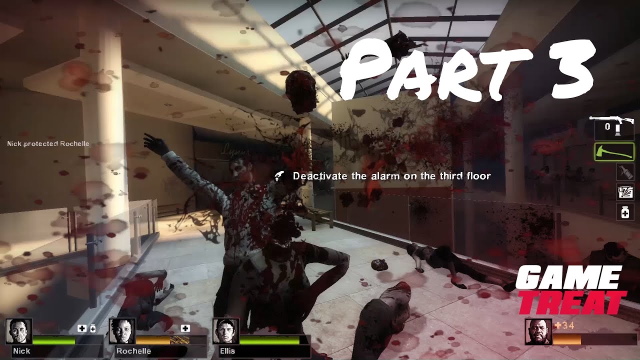 Left 4 dead 2 - Kill the zombie - Mission 3 Single Player