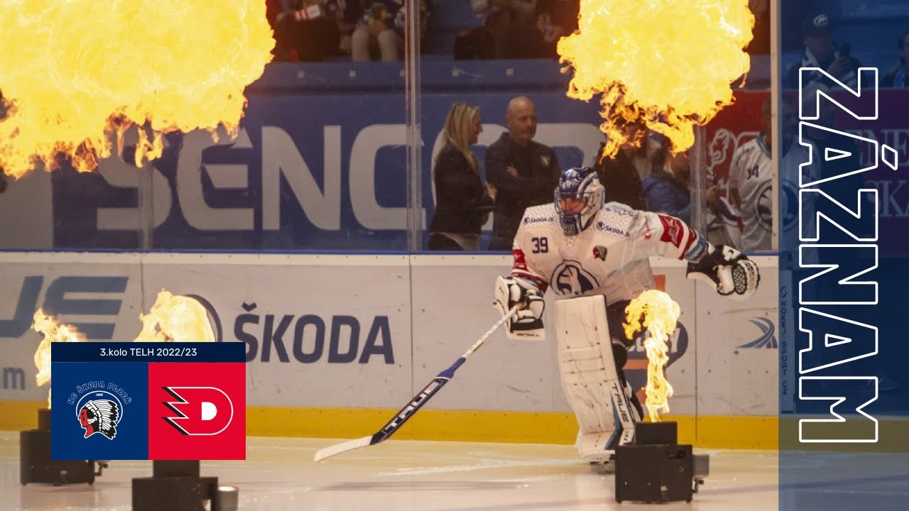 HC Škoda Plzeň - HC Dynamo Pardubice | ZÁZNAM, 3.kolo TELH 2022/23, 23.9.2022