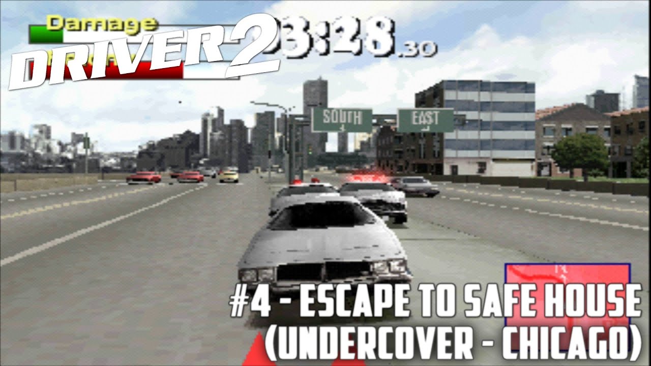 Driver 2 #4 - Escape To Safe House (Undercover - Chicago)