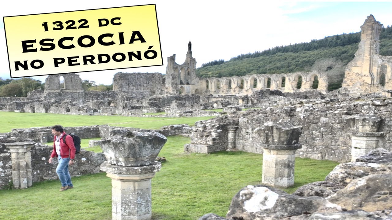 MONASTERIO de 800 años: ROBERT the BRUCE de ESCOCIA pasó por BYLAND ABBEY.