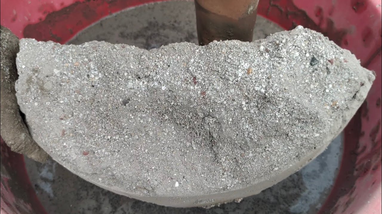 Soft grainy cement chunks crumbling in lots of water 💦💦💦💦// Sa Asmr