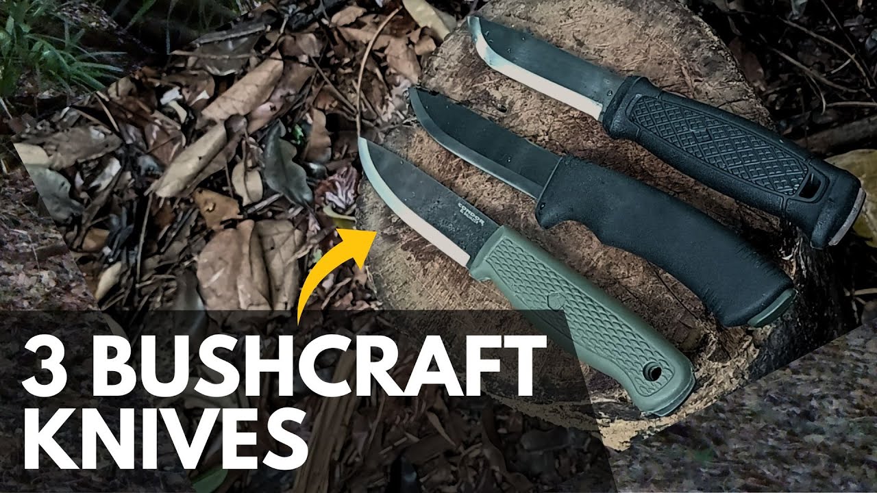 Comparing Bushcraft Knives | Condor Terrasaur, Morakniv Garberg and Bushcraft Black