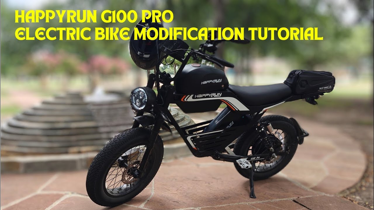 Tutorial - how to modify your eBike (Happyrun G100 Pro) Battery extension