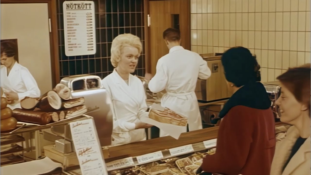 Ulla i provköket - reklam för ICA-kuriren med recepttips (1962)