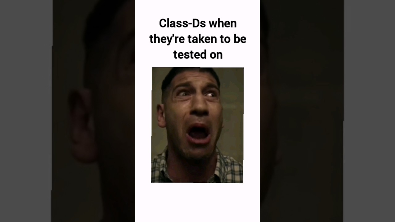 Class-Ds be like#memes #scp #scpfoundation #classd #mobiletaskforce #05council