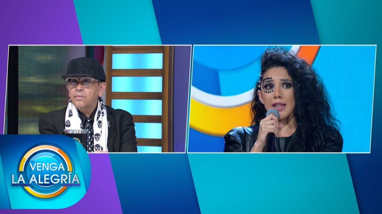 Brissia se convirtió en rockera para cantar 'No huyas de mí'. | Venga La Alegría