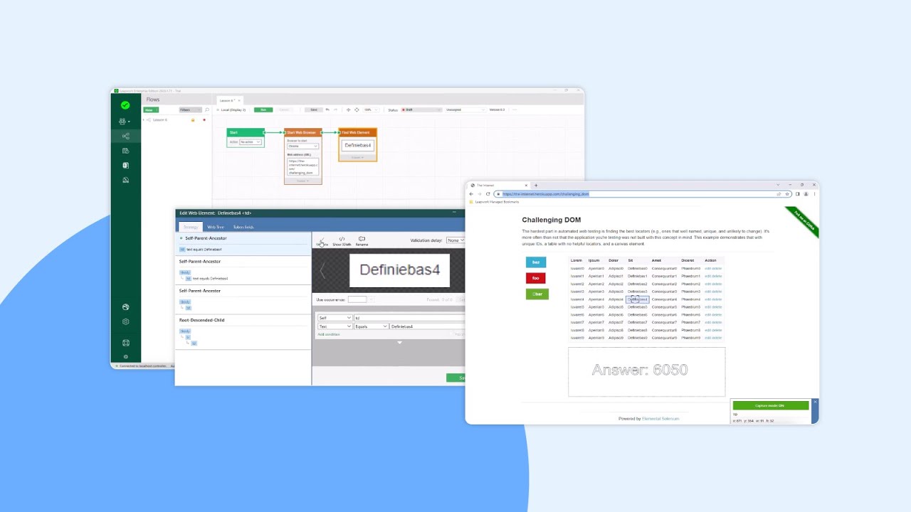 Leapwork Training | Web automation - Lesson 6: Iterating lists of elements