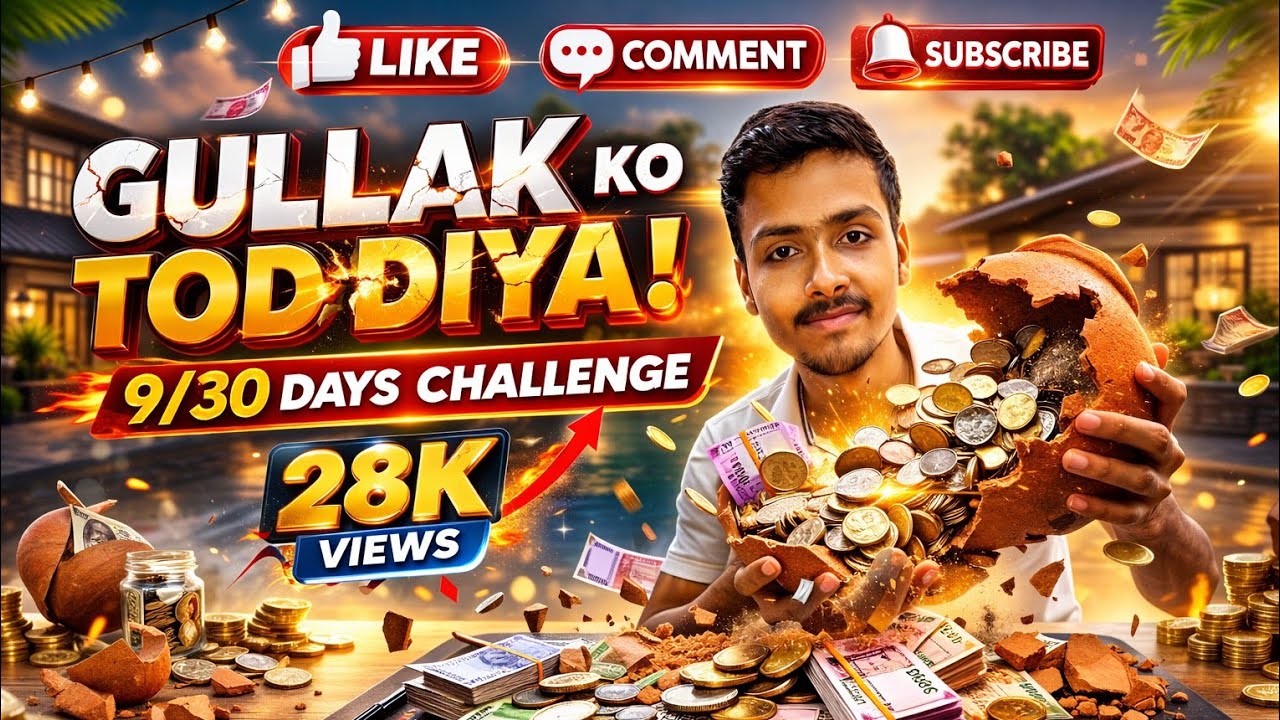गुल्लक को तोड़ दिया 😭 9/30days #gullak #moneybank #dailyvlog #viralvlogs #vlog #etawahvlog 