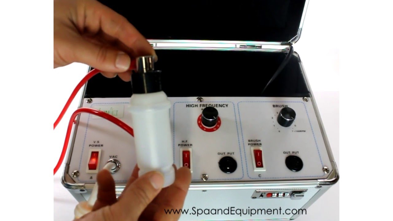 4 Function Skin Care System (High Frequency, Vacuum, Spray, Rotary Brush)