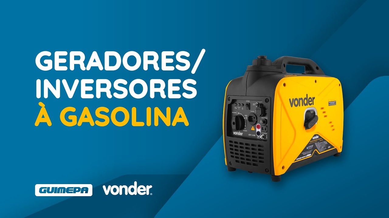 Inversor à Gasolina 1100W 127V Giv 1100 Vonder - GUIMEPA