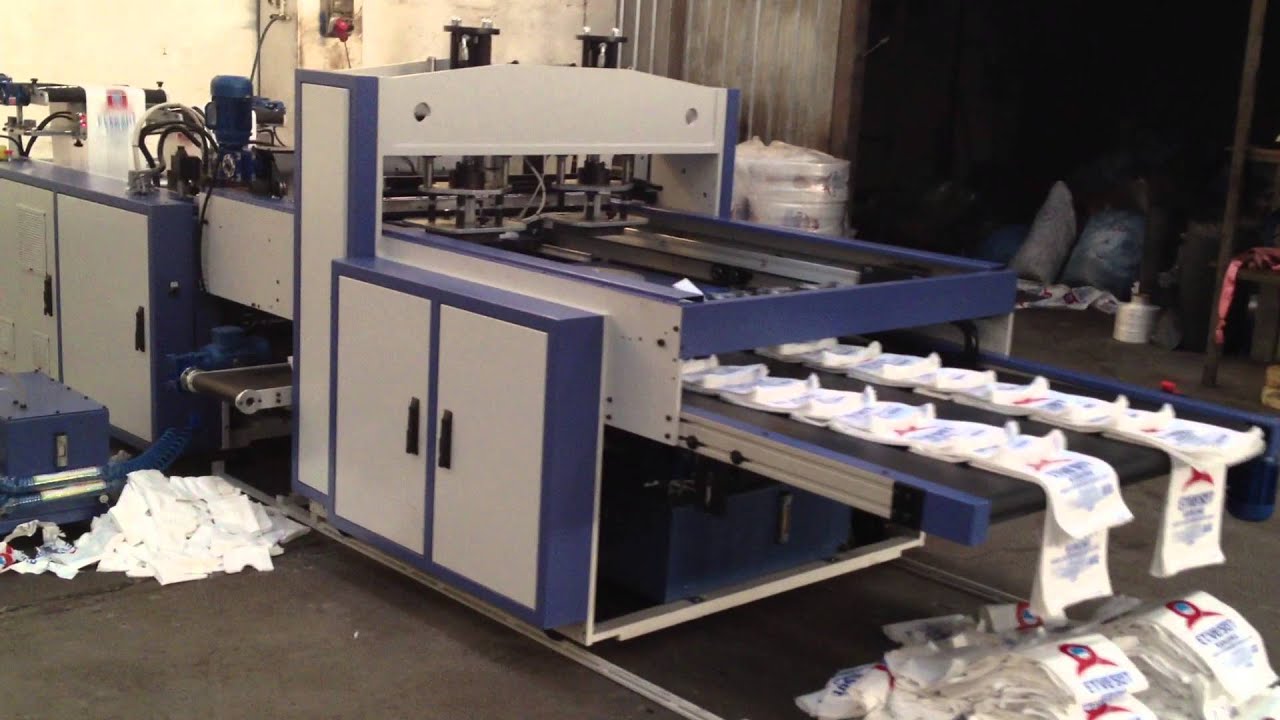 DD-450 P DOUBLE LINES(450 MM X 2 ) T-SHIRT BAG MAKING MACHINES