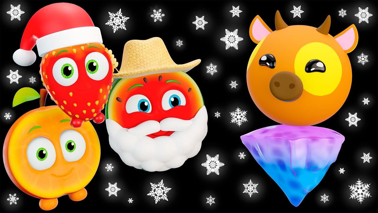 🐄🍉 Lola Cow & Funky Fruits Collection | Gentle Baby Sensory Fun