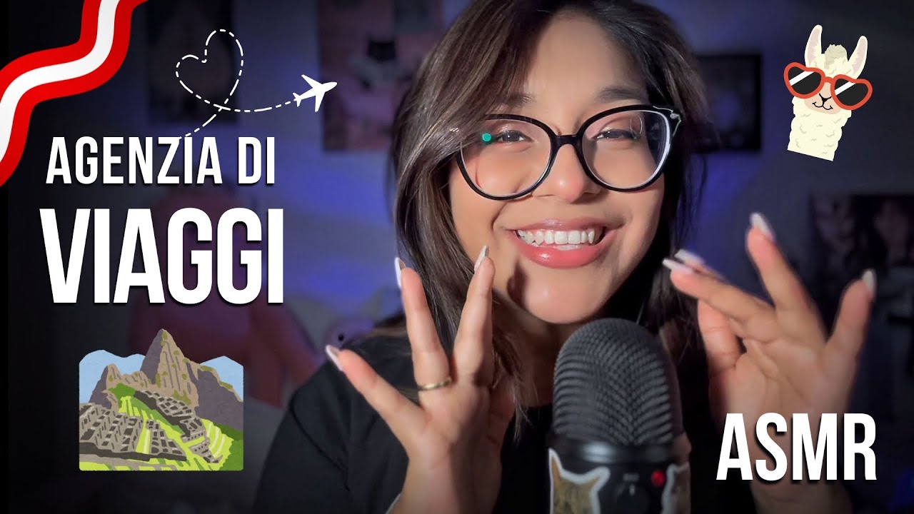 ASMR ITALIANO | Viaggio in PER&Uacute; 🇵🇪! Ti Preparo un Tour da Sogno ✈️⛰️| ROLEPLAY