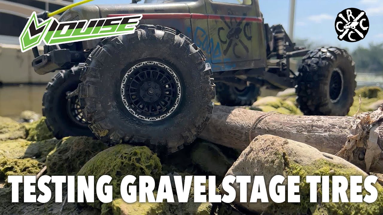 Testing the NEW Louise RC Gravelstage Crawler Tires (Pre-mounted version)