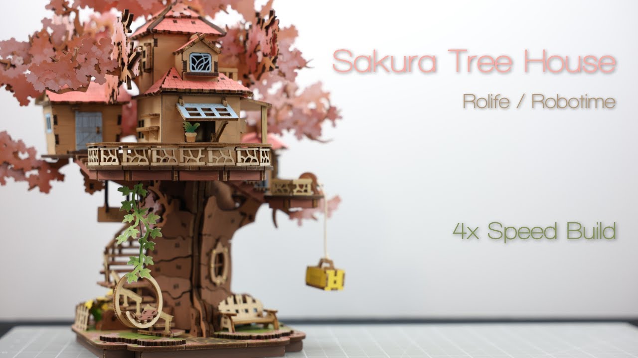 4x Speed Build | Rolife | Sakura Tree House 2