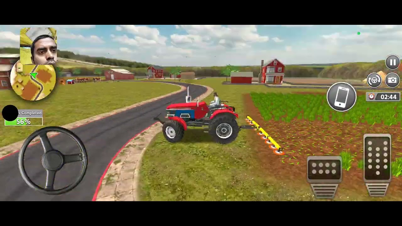 Modern Tractor Farming Driving Simulator 3D - New Tractor Games - Android  Gameplay