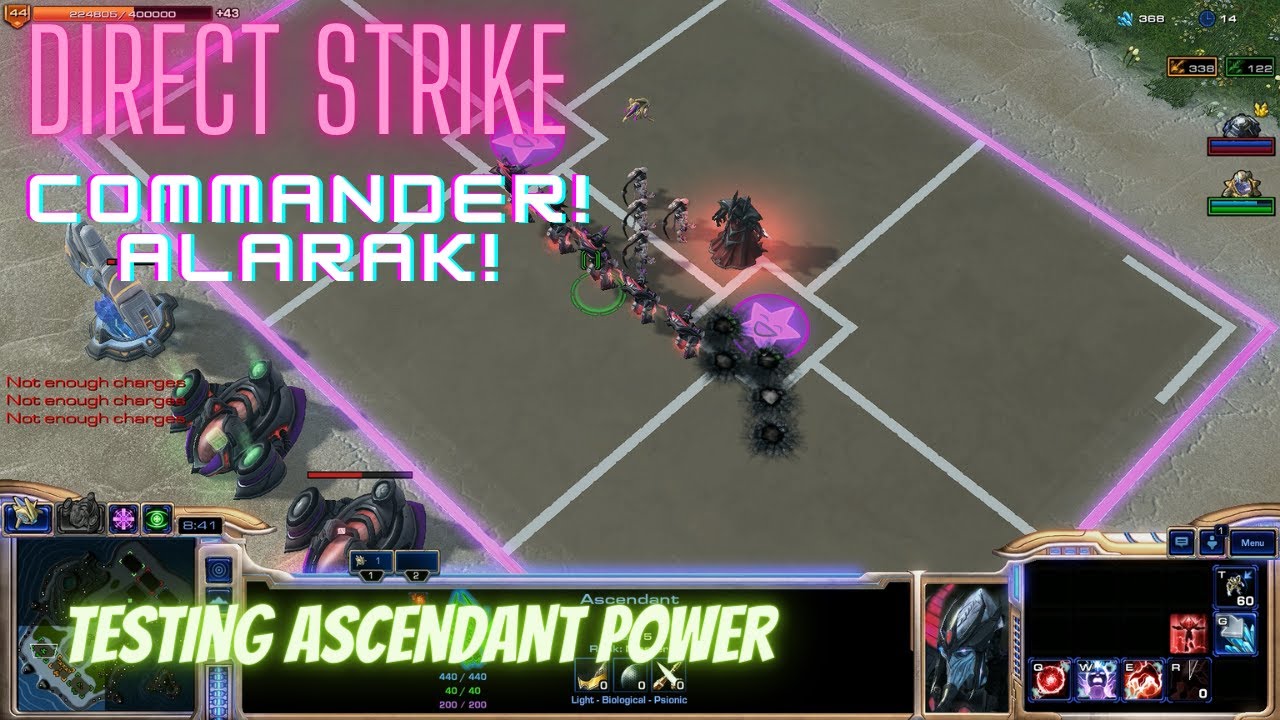Starcraft 2 Direct Strike Commander Alarak: Testing Ascendant Power