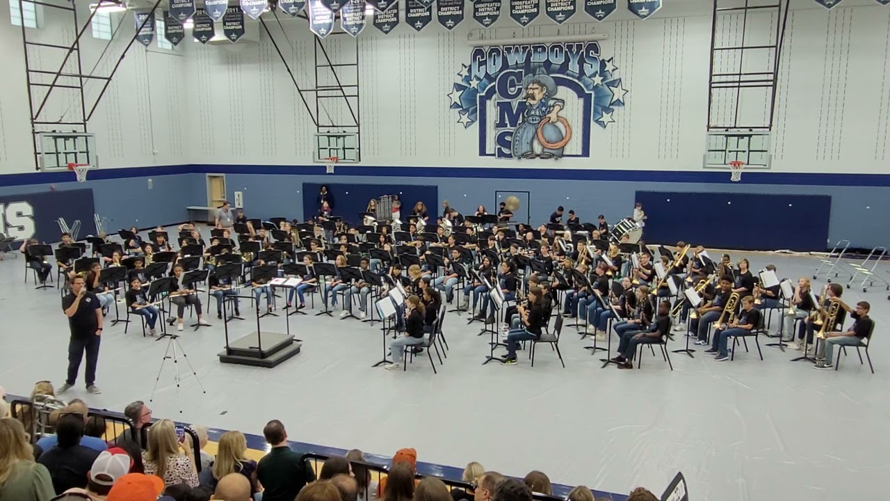 Cockrill Middle School Beginner Band Spring Concert 2022-04-26