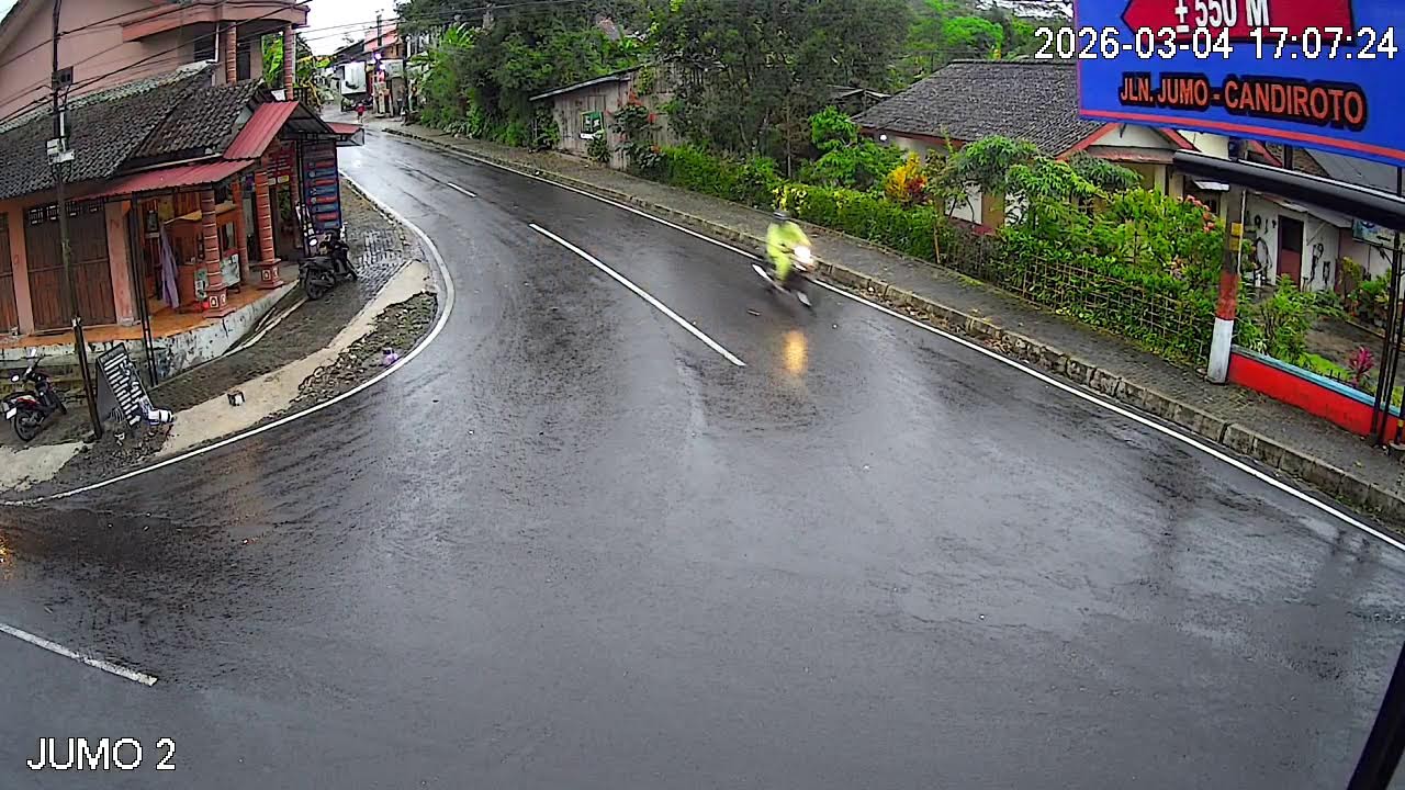 [🛑LIVE] CCTV Pertigaan Jumo-Muntung