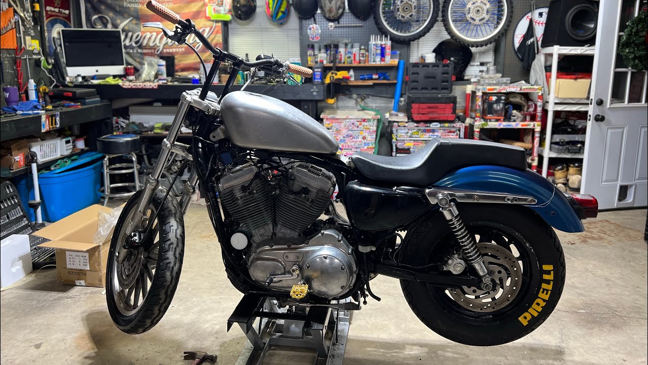Сборка Harley Davidson Sportster «Stuntster», стр. 3. Как перебрать задний главный тормозной цилиндр