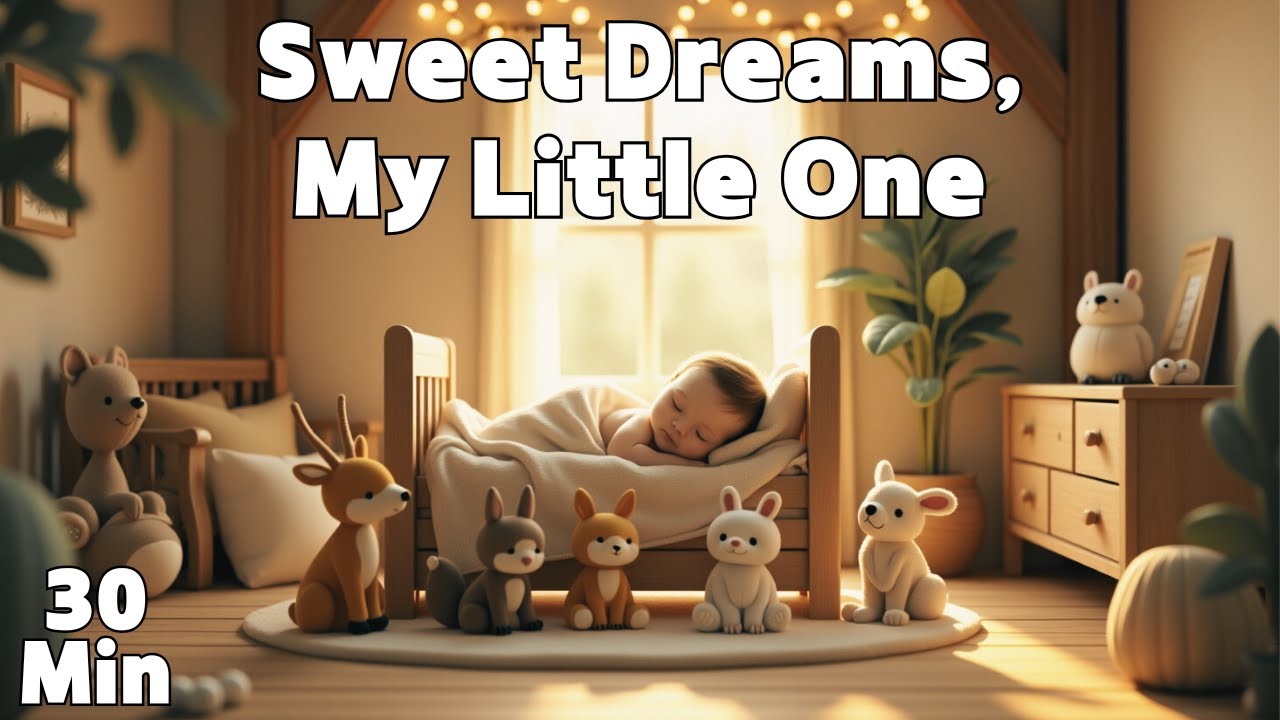 Sweet Dreams, My Little One | Gentle Lullaby for Baby Sleep | 30 Min Soothing Music for Peaceful