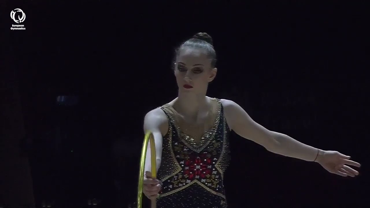 Boryana KALEYN (BUL) - 2023 Rhythmic European bronze medallist, hoop