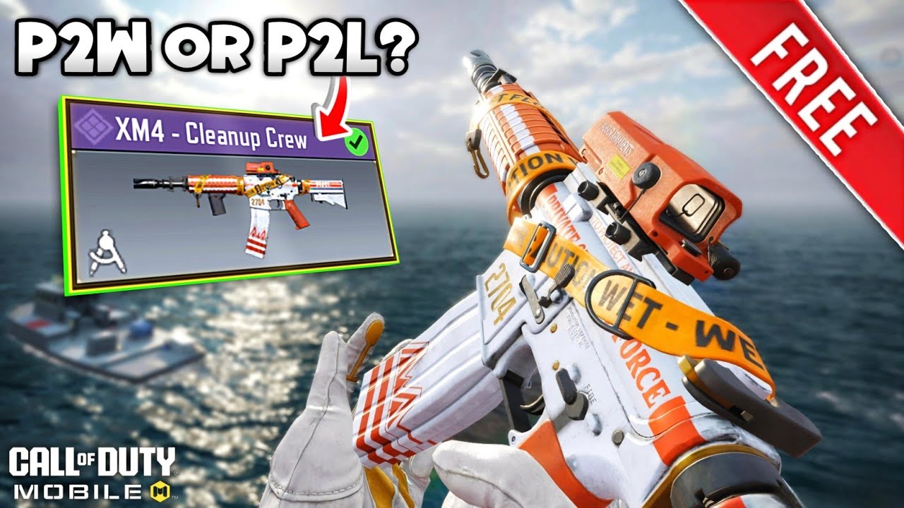 Free XM4 Cleanup Crew is P2W?