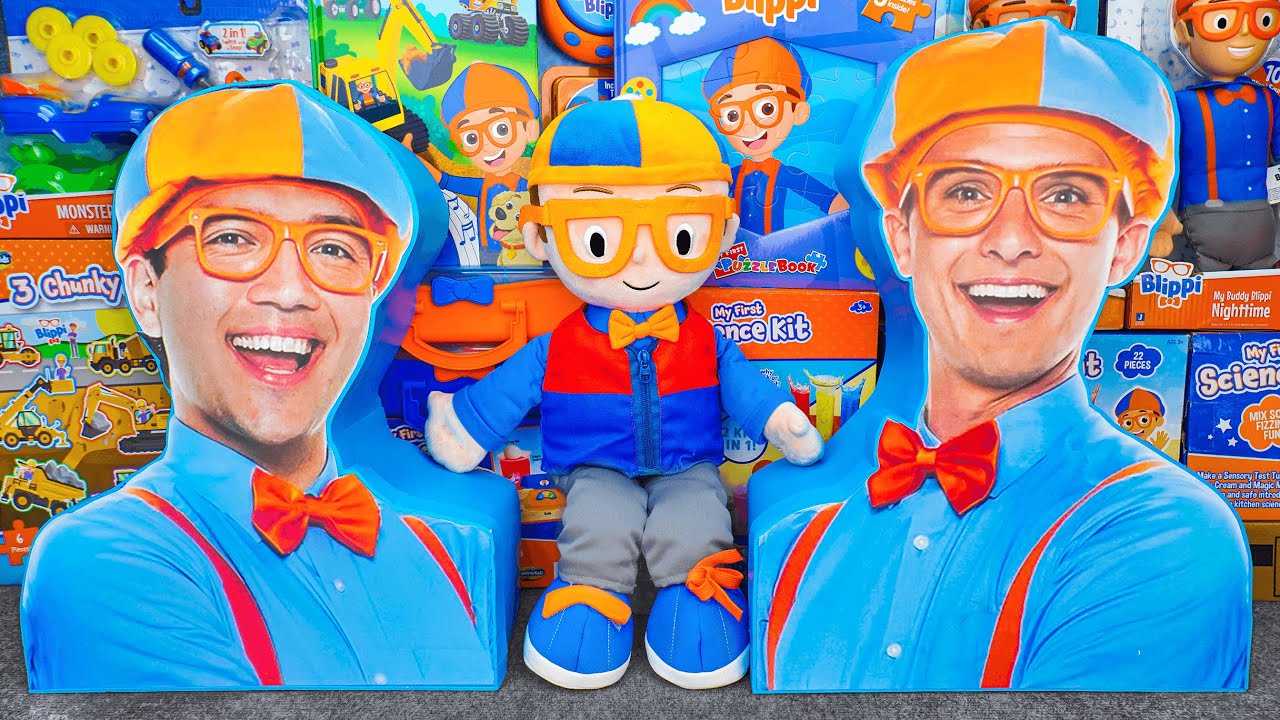 129 Minutes Satisfying with Unboxing Cute Blippi Giant Box Toys Collection ASMR | Review Toys