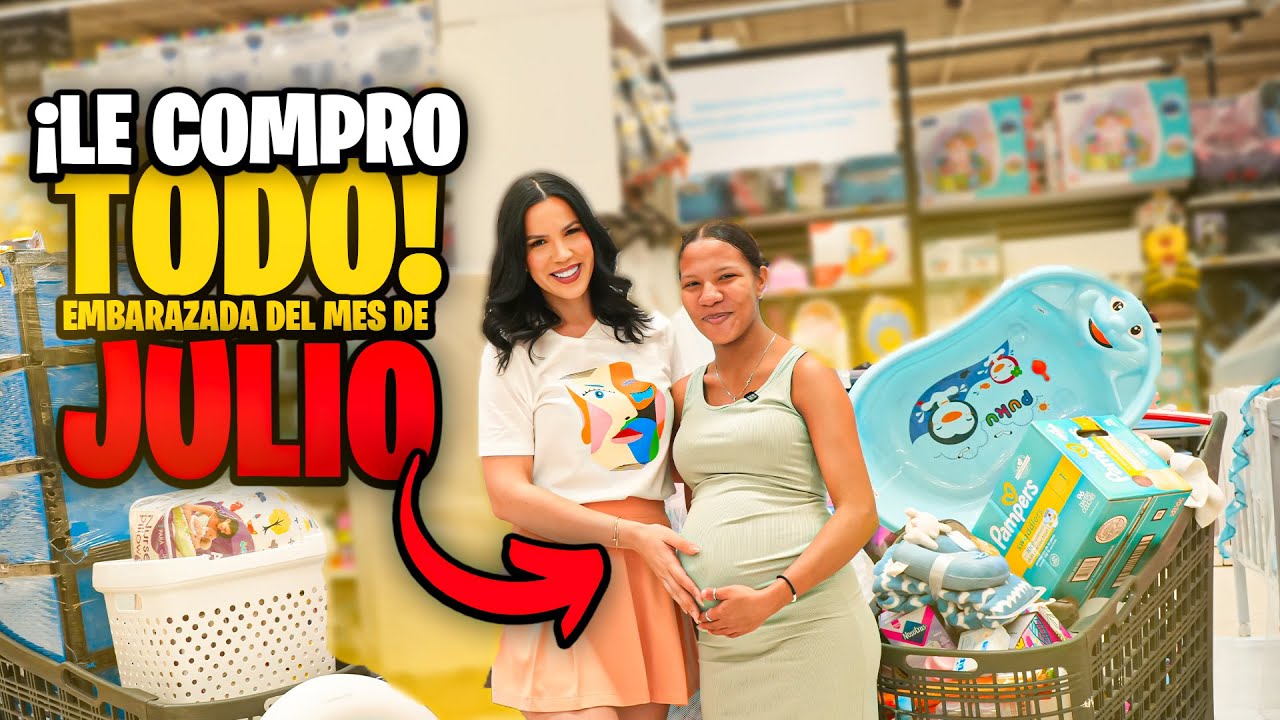 EMBARAZADA ROMPE EN LLANTO PORQUE LE COMPRÉ TODO LO QUE NECESITA🥹😭😱