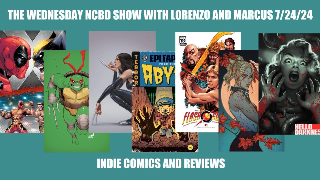 New Comic Book Day Livestream 7/24/24 | Indie Comics and Reviews
