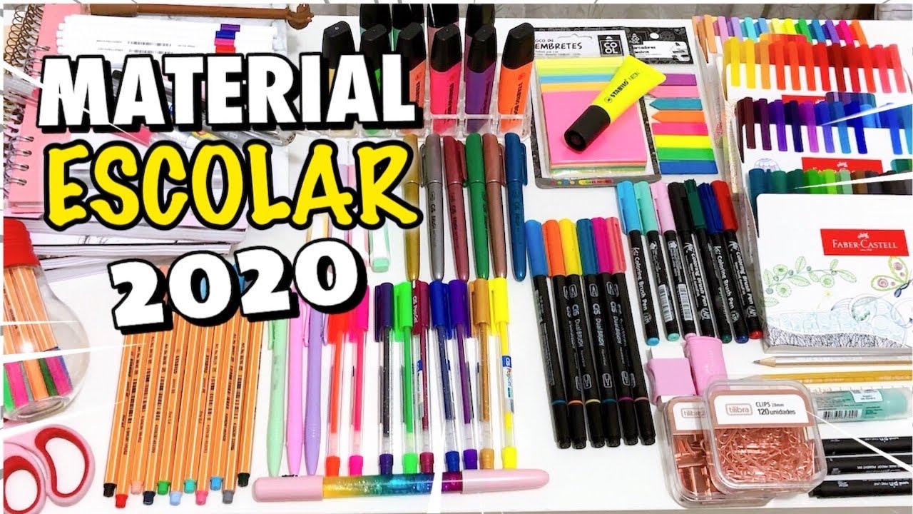 MEU MATERIAL ESCOLAR COMPLETÃO - CAROL TEIXEIRA