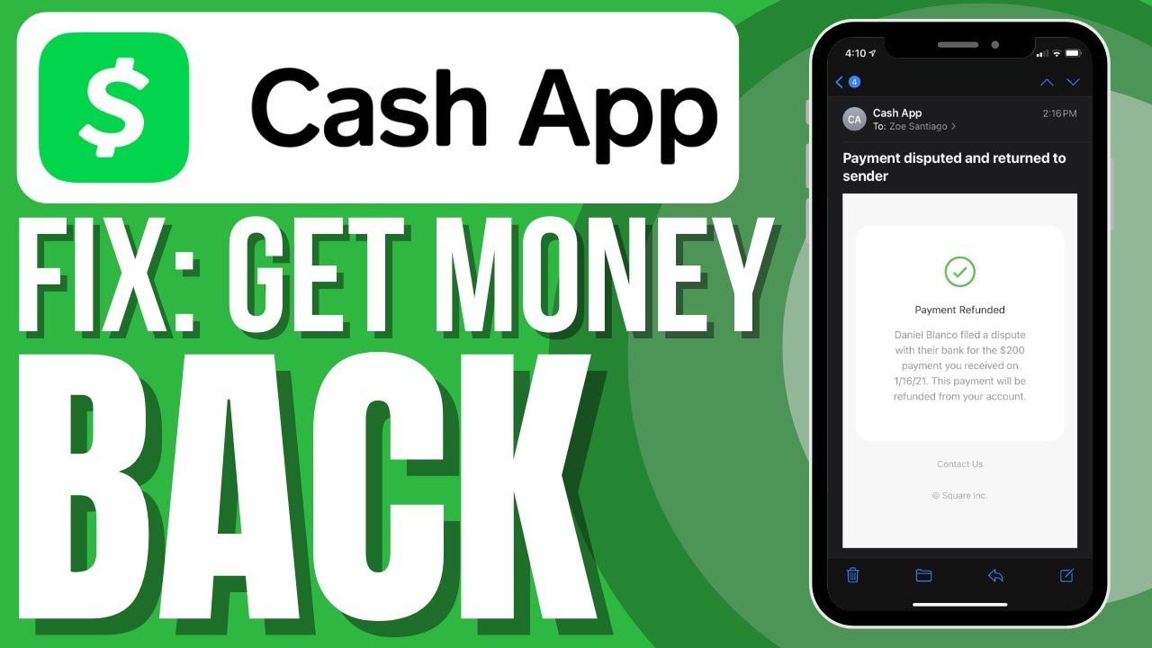 Как вернуть деньги из Cash App, если они находятся в процессе оплаты
