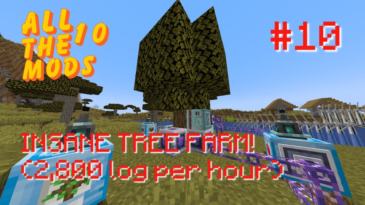 AllTheMods 10: Best Tree Farm Setup - Episode 10