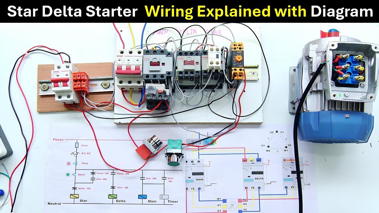 Star Delta Connection | Star Delta Starter | Star Delta Diagram | Star Delta Wiring |