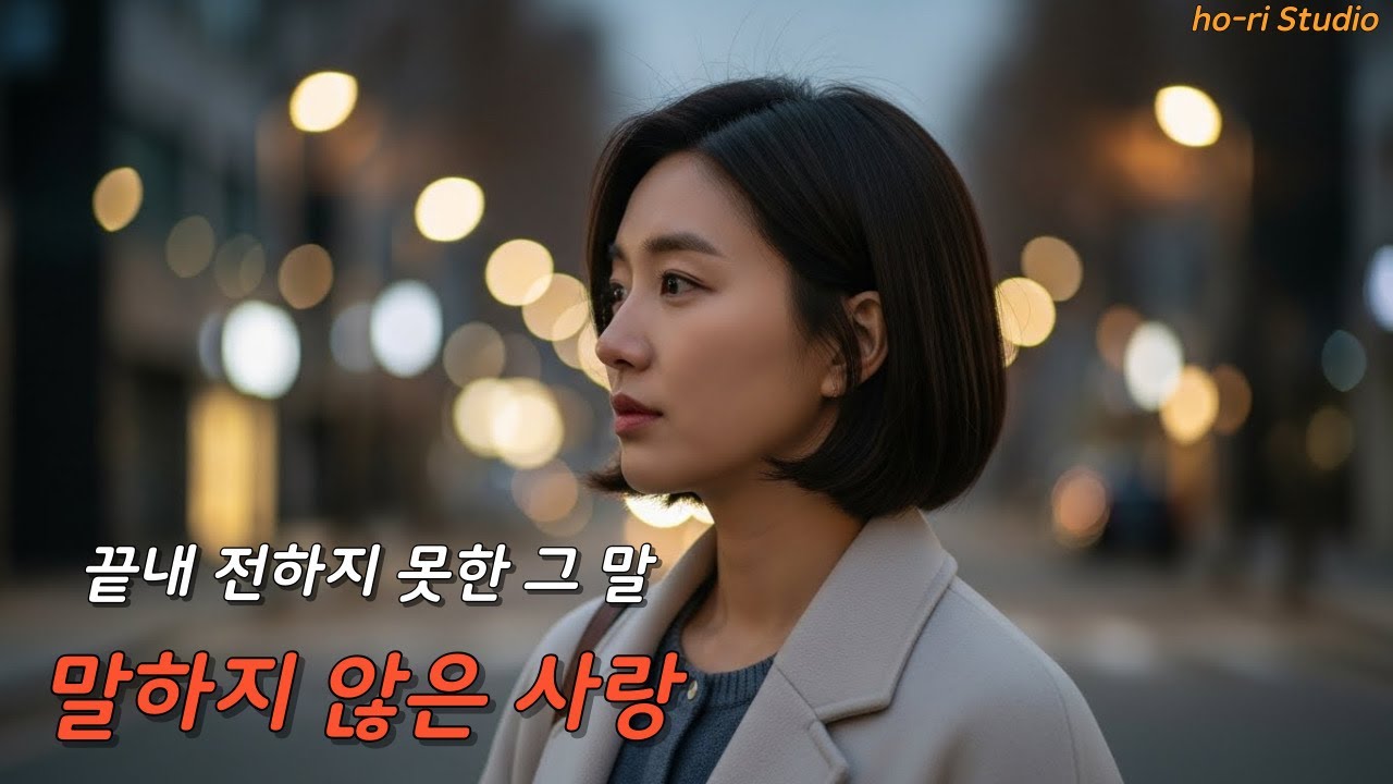 말하지 않은 사랑 | 끝내 전하지 못한 그 마음이 남아 있다면 | K-Ballad