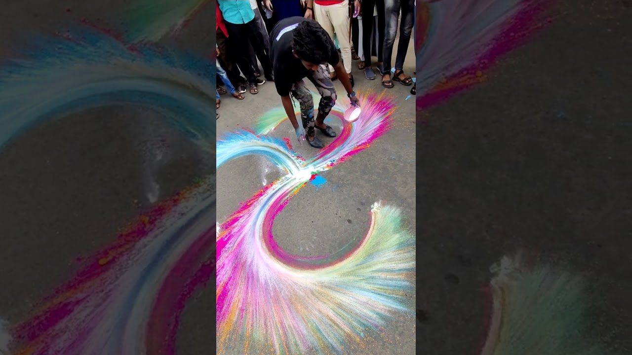 Rangoli artist pratik 