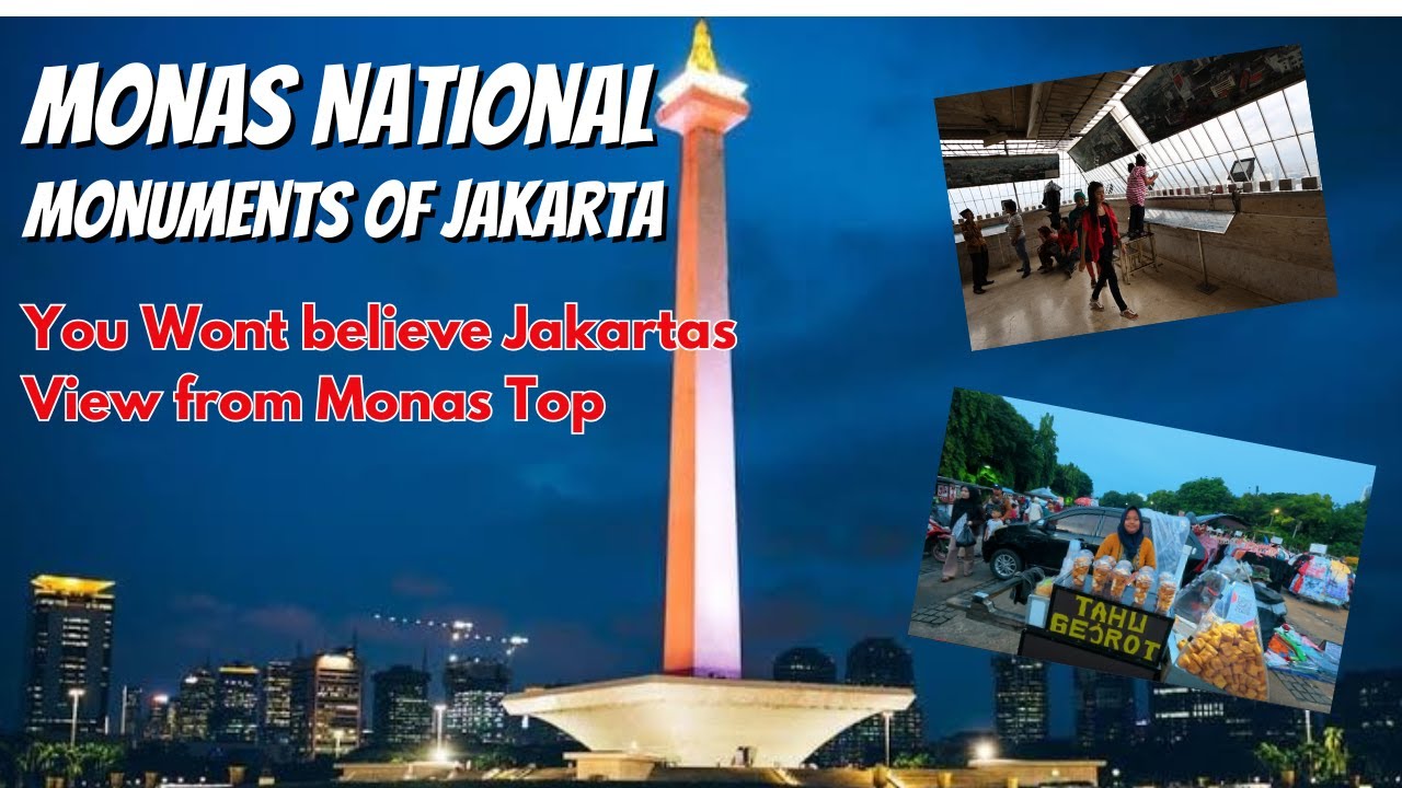 Monas National Monument of Indonesia  🇮🇩 | History and View of Jakarta city from top of Monas.