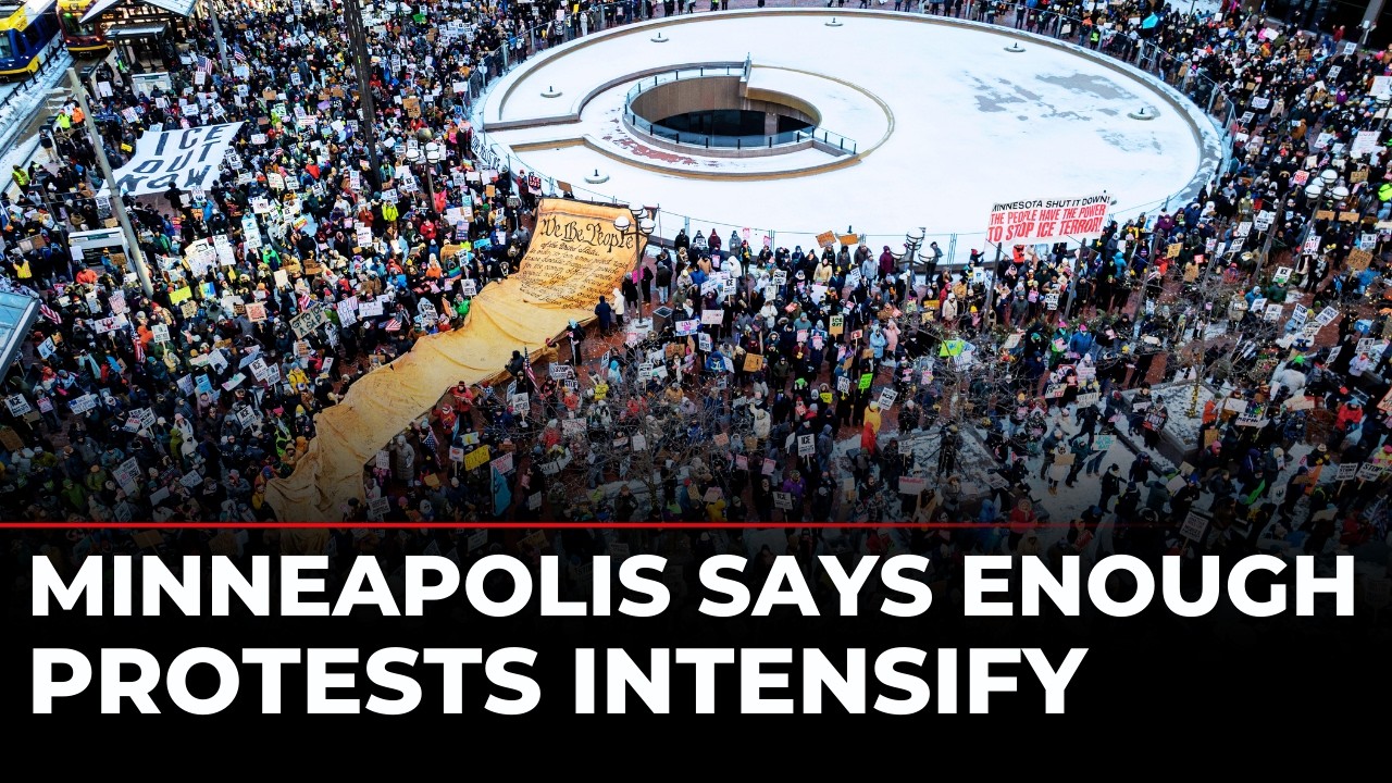 Minneapolis LIVE: Massive Anti-ICE Protest Against Federal Occupation & ICE Surge | Minnesota | News