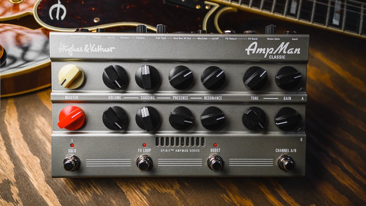 Un ampli 2 canaux format PEDALBOARD l Hughes & Kettner AmpMan Classic
