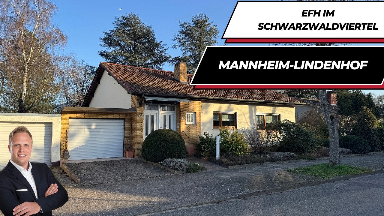 Freistehendes Einfamilienhaus im Schwarzwaldviertel von Mannheim | C-1844