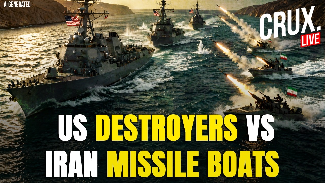 US IRAN WAR LIVE | Showdown In Hormuz | IRGC Unleashes Missiles Boats Amid Trump's Naval Blockade