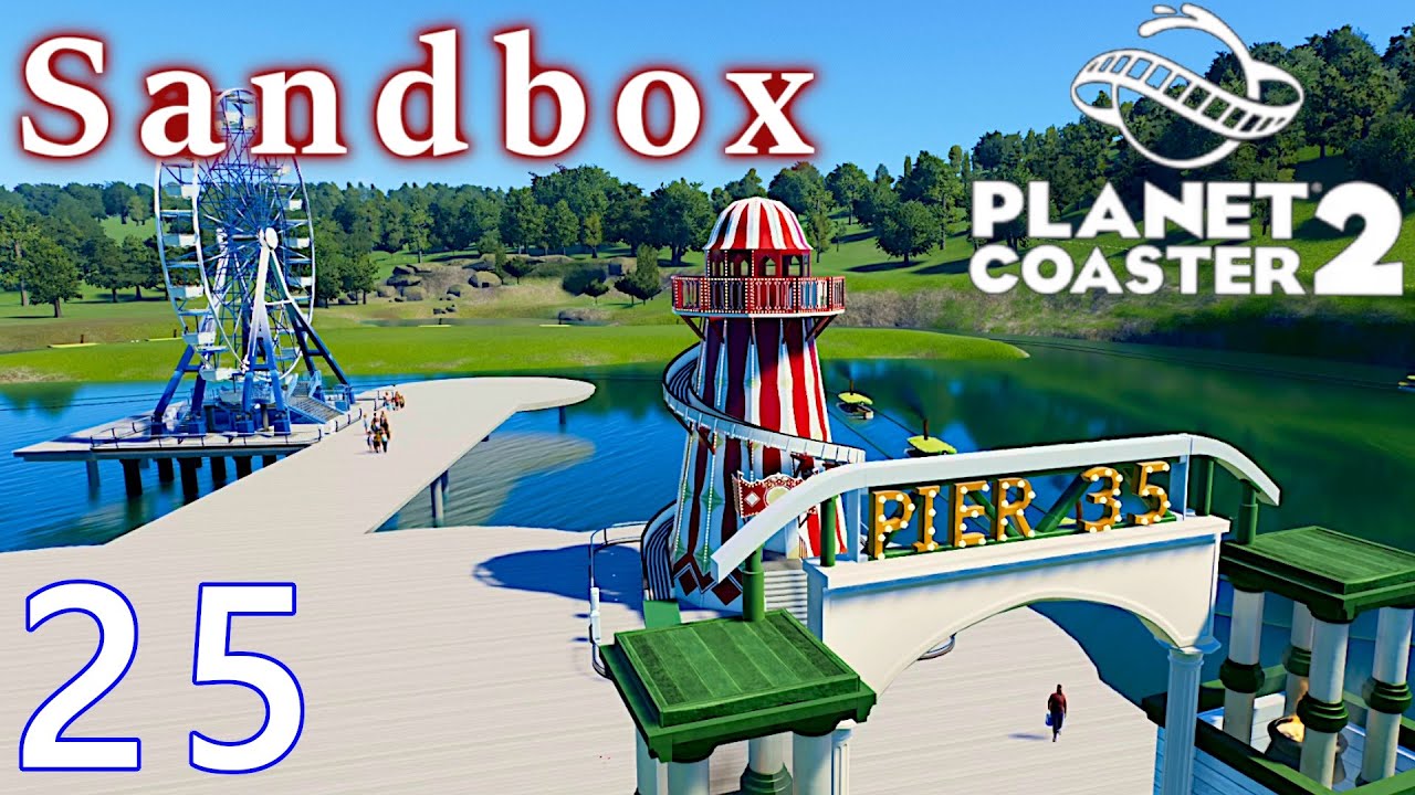 Willkommen am PIER #25 | Planet Coaster 2 Sandbox | Deutsch